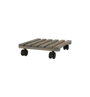ESSCHERT DESIGN - Rolleruntersetzer Quadratisch L Grau/Schwarz