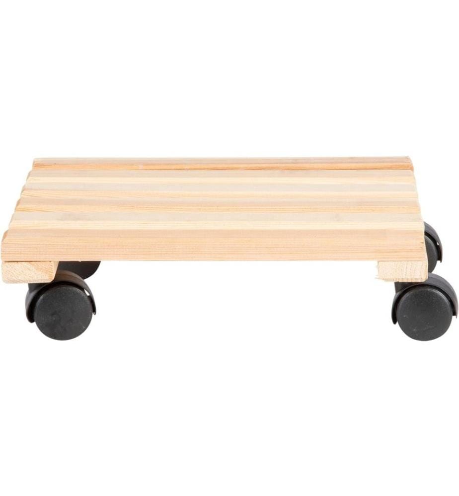 ESSCHERT DESIGN - Rolleruntersetzer Quadratisch L Nature/Schwarz