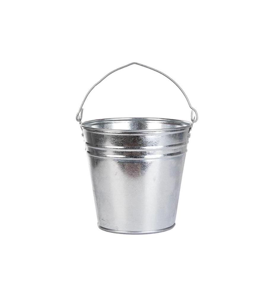 ESSCHERT DESIGN - Zinkeimer M Silber