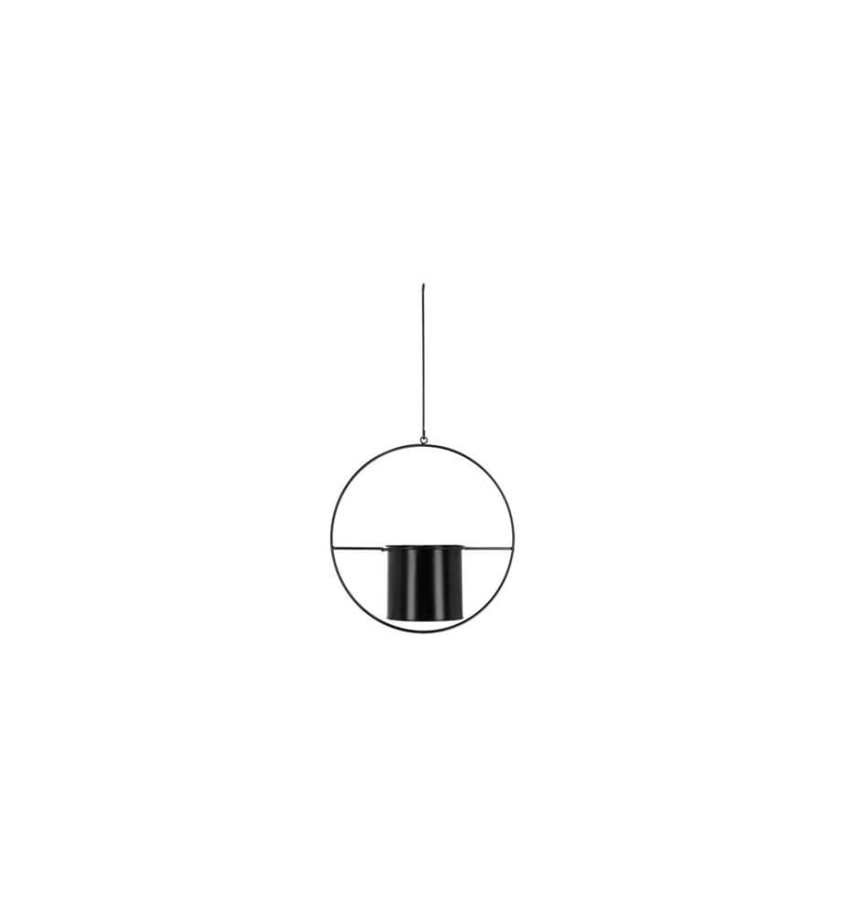 ESSCHERT DESIGN - Pflanzenhänger Runde dekorative Wandpflanzschale aus Metall