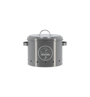 ESSCHERT DESIGN - Boîte de conservation pour pommes de terre Acier au carbone 5.94 l Anthracite