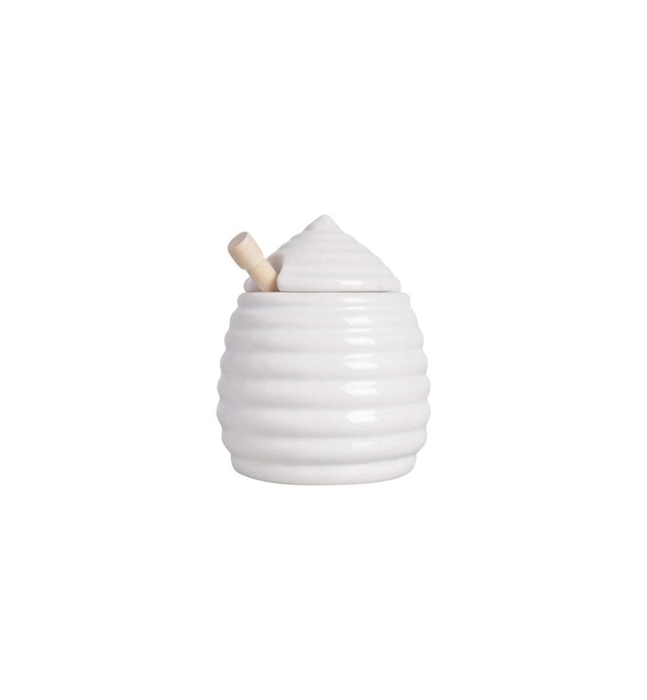 ESSCHERT DESIGN - Pot de miel Céramique Blanc 0.40 L