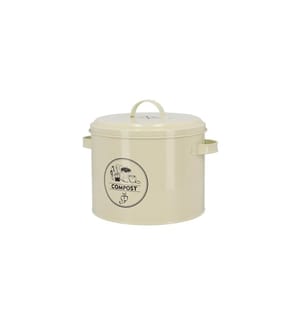 ESSCHERT DESIGN - Composteur crème Filtre à charbon actif 6.3 l Crème
