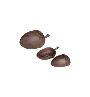 Esschert Design Figura decorativa Portachiavi a forma di ghianda Ghianda Ghisa Marrone