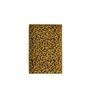 Esschert Design Teppich Outdoor Leopard, 150 x 242 cm