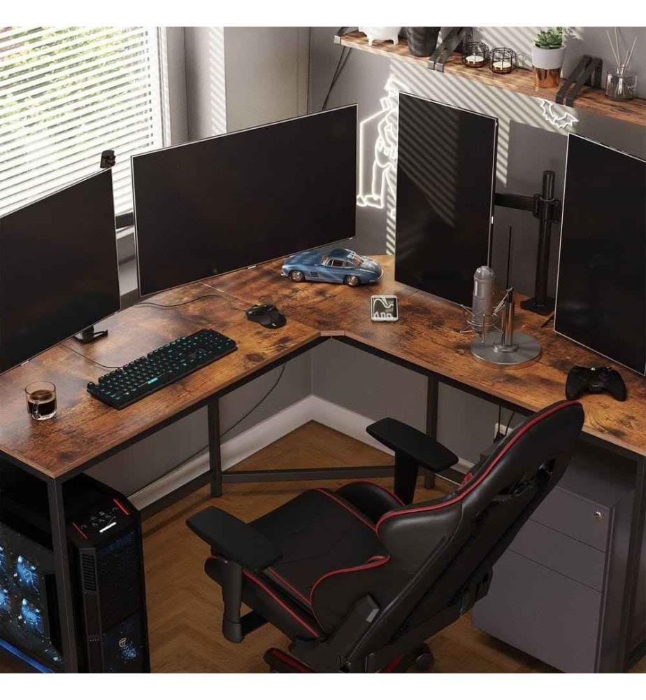 VASAGLE Table d'ordinateur en L