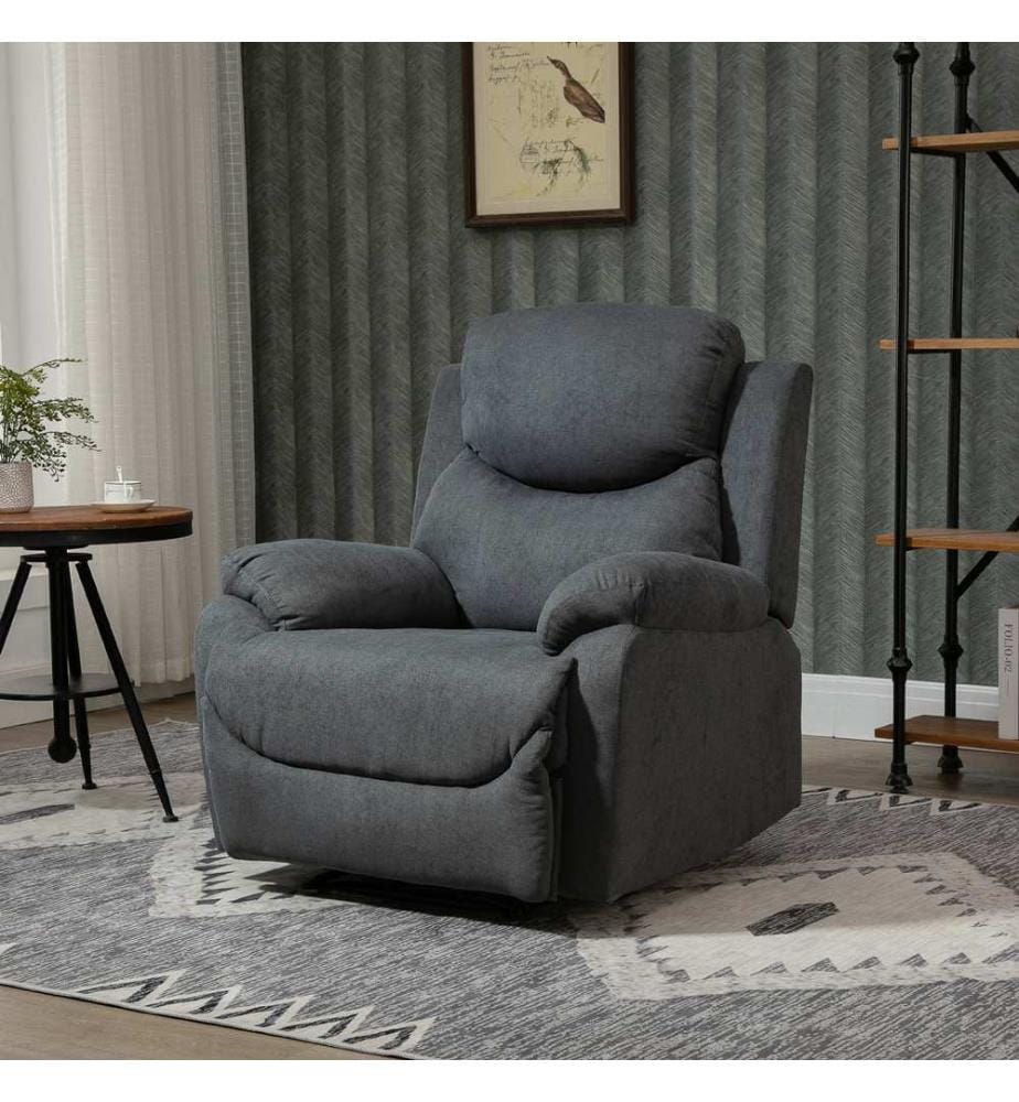 Fauteuil de télévision, fauteuil relax, revêtement en tissu, 97 x 96 x 105,5 cm