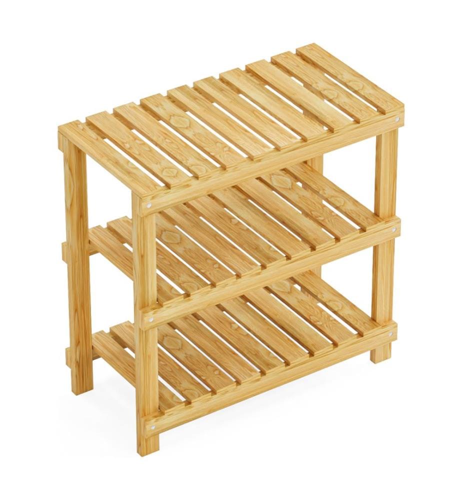 Standregal Suram 60x60x30 cm Holz Natur