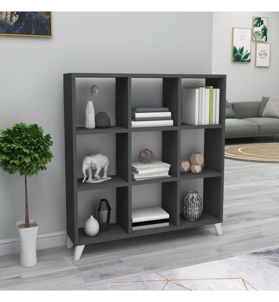 Standregal Tristur 88x88x20 cm Anthrazit
