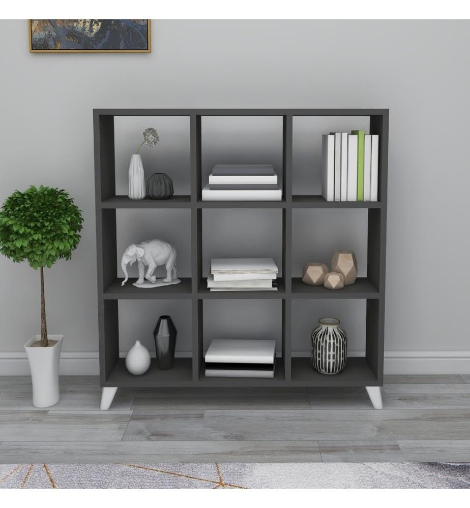 Standregal Tristur 88x88x20 cm Anthrazit