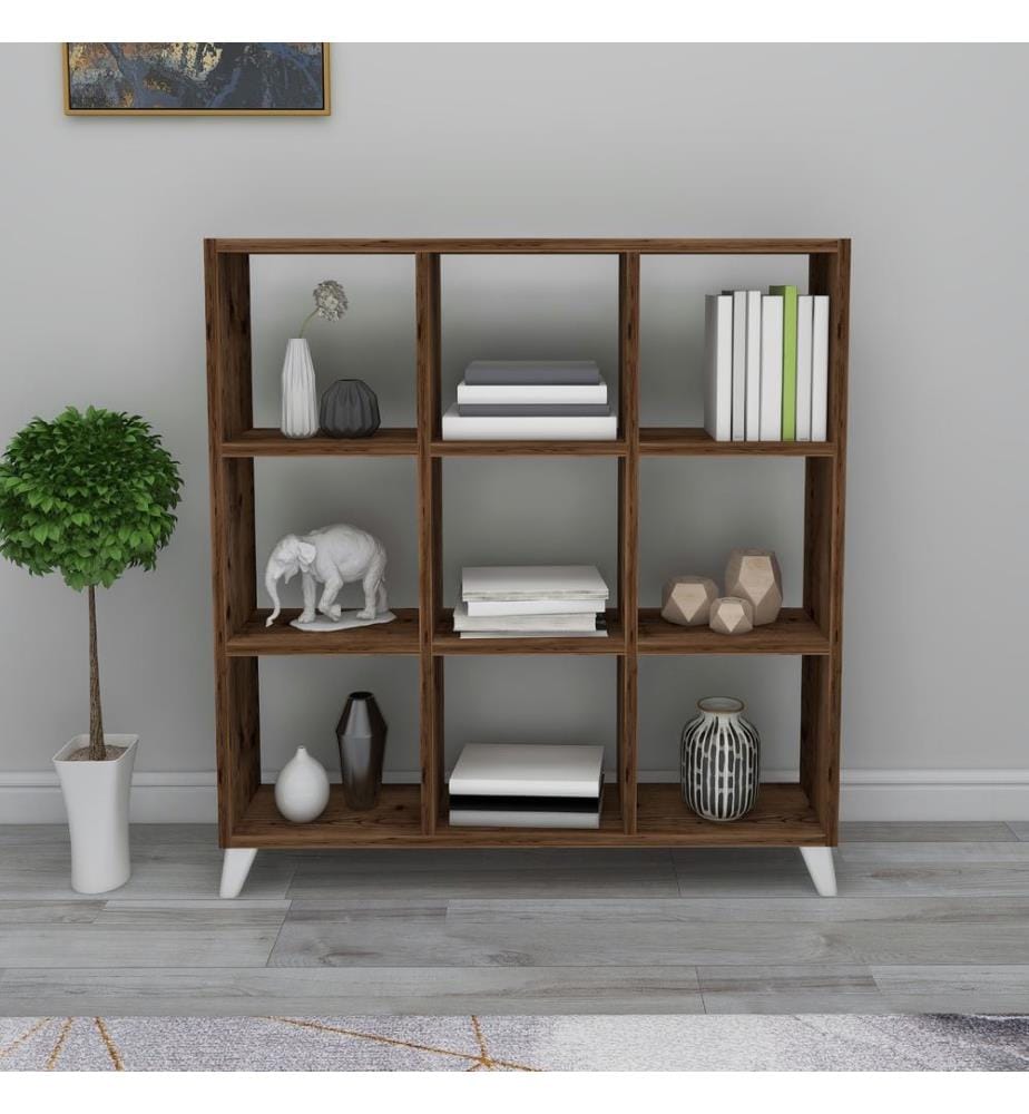 Standregal Tristur 88x88x20 cm Eiche. antik