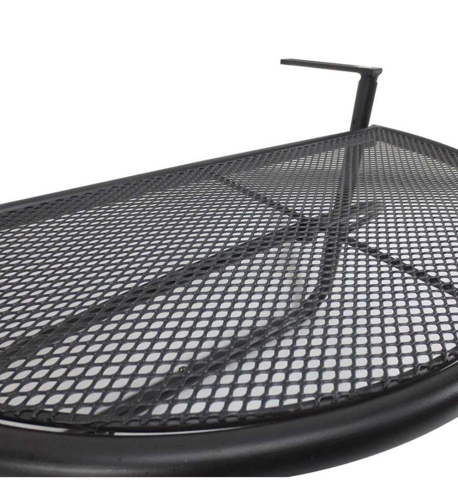 Table de balcon, table suspendue, table suspendue de balcon, noire