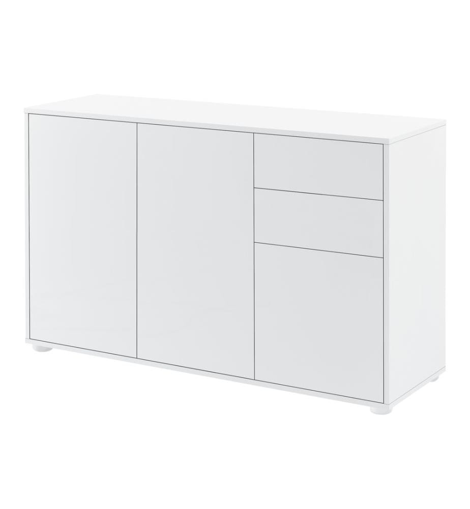 Sideboard Paarl 74x117x36 cm mit Schubladen und Türen hochglanz