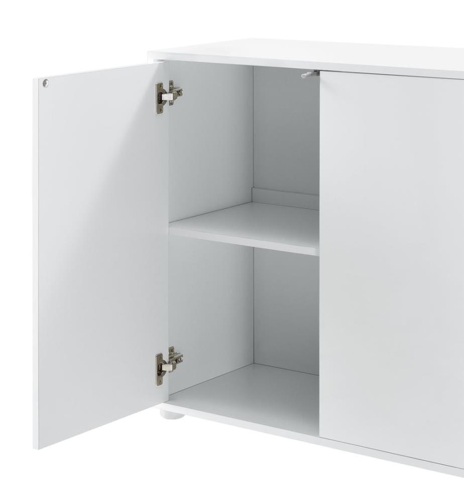 Sideboard Paarl 74x117x36 cm mit Schubladen und Türen hochglanz