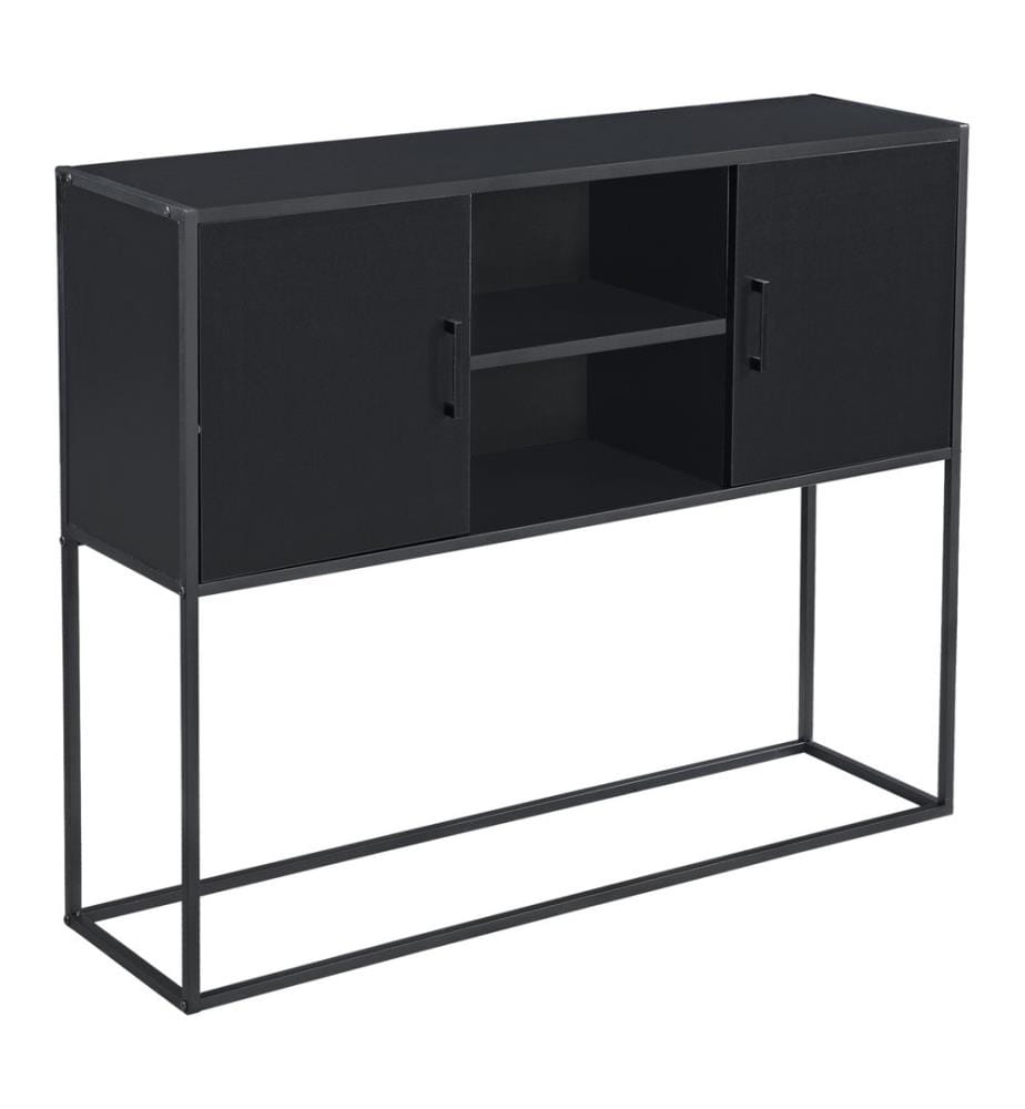 Buffet Motala 90 x 108,5 x 30 cm Noir