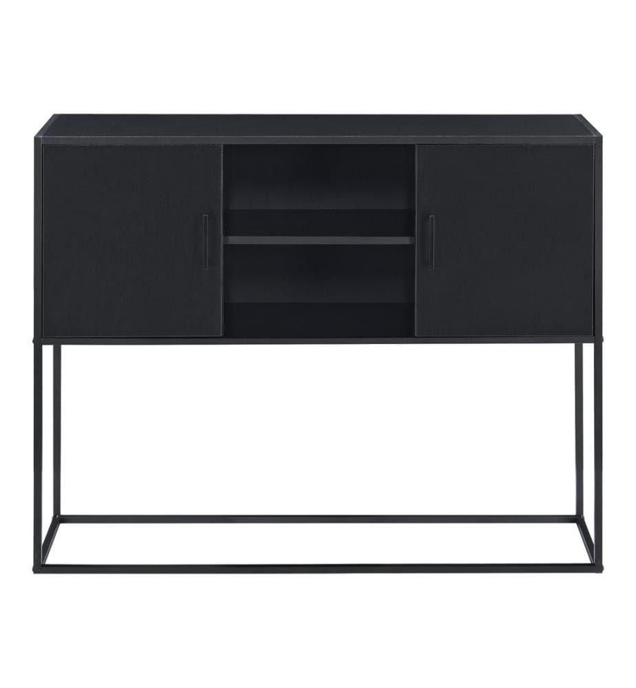 Buffet Motala 90 x 108,5 x 30 cm Noir