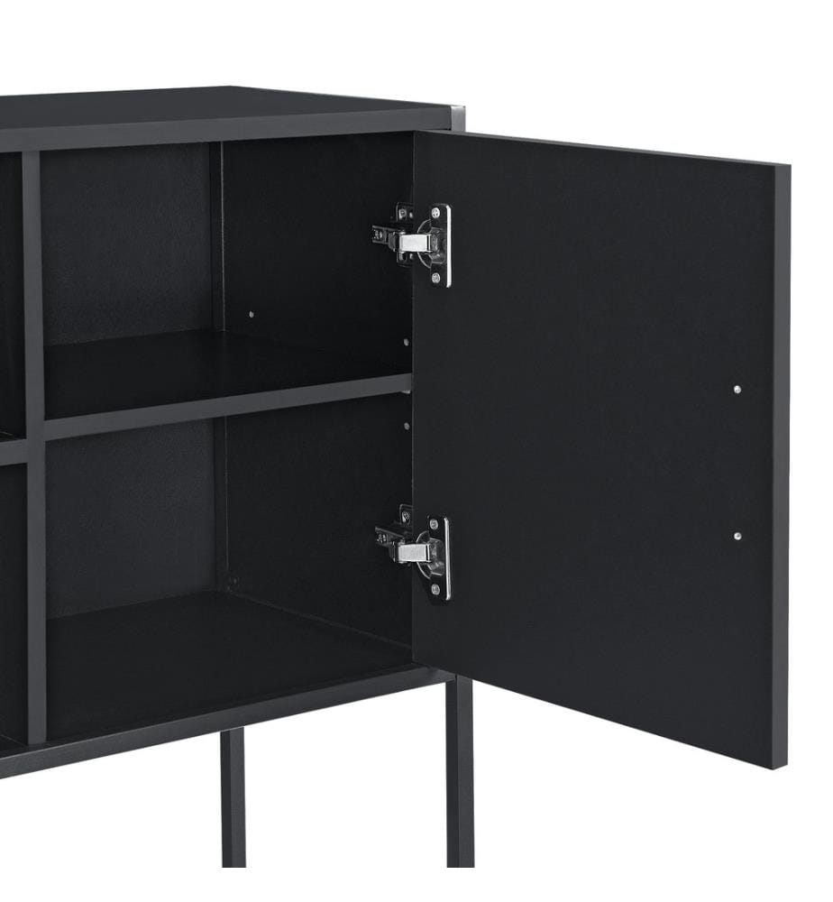 Buffet Motala 90 x 108,5 x 30 cm Noir