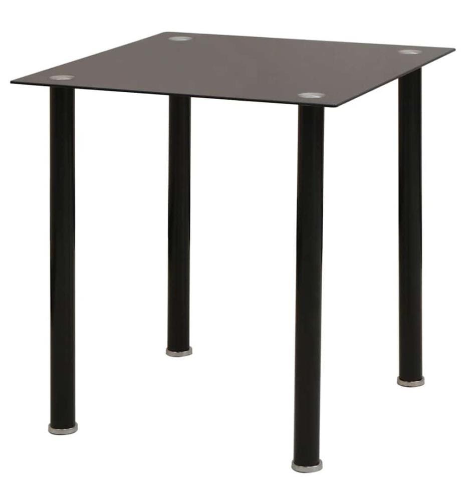 Dining Table and Chair Set 5 Pieces Black