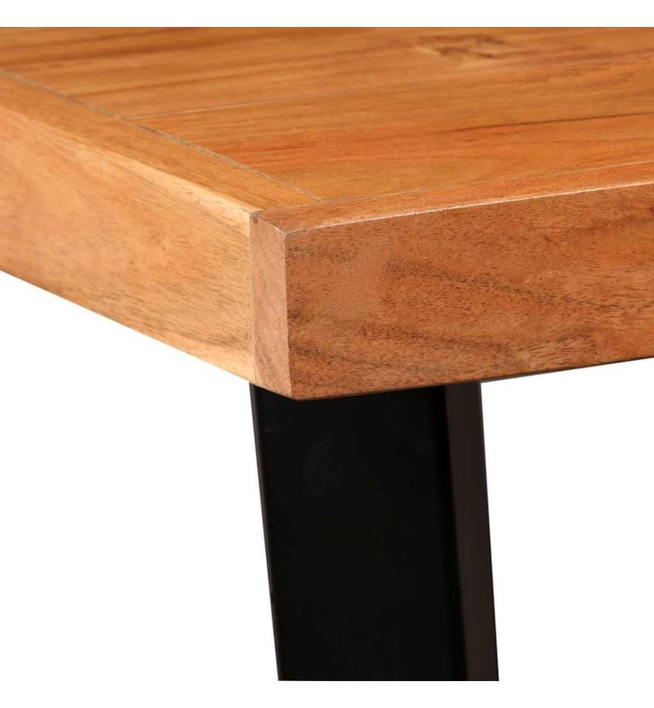 Bar set 3 pcs Solid acacia wood and genuine leather