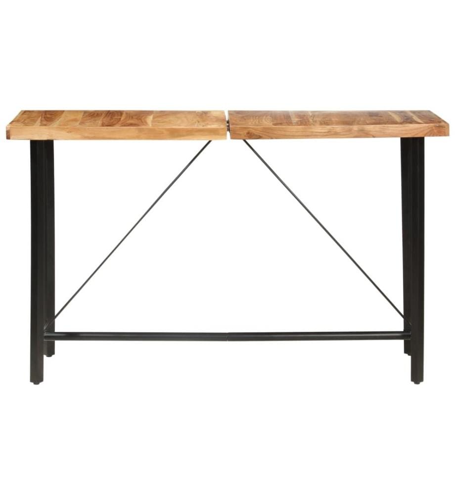 Bar set 9 pcs Solid acacia wood and genuine leather