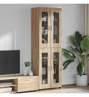 Armadio alto con scaffale FLORIN Quercia Sonoma 60 x 35 x 182 cm