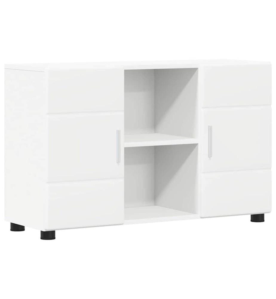 Sideboard FLORIN Weiss 88,5 x 30,5 x 55,5 cm Holzwerkstoff