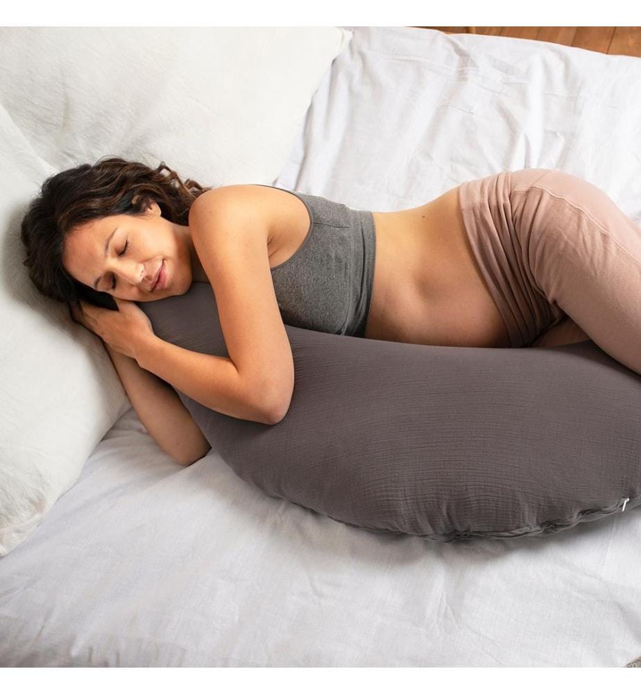 Coussin d'allaitement Comfy Big gris