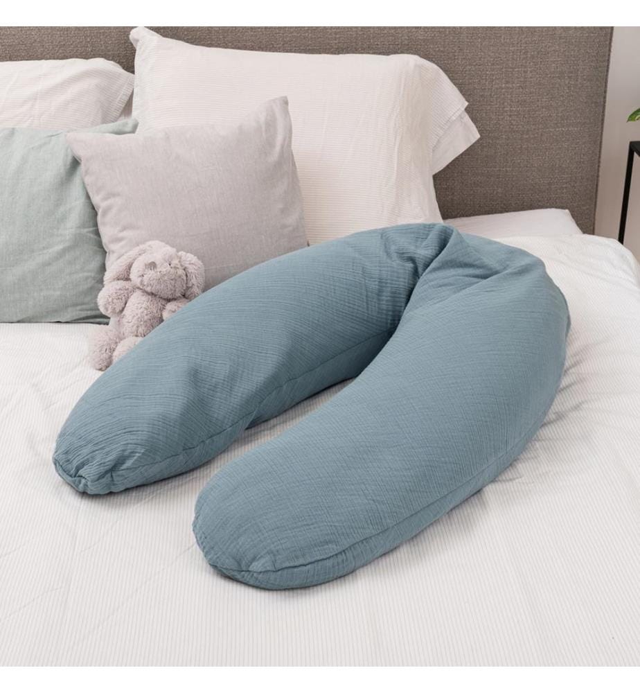 Coussin d'allaitement Comfy Big bleu