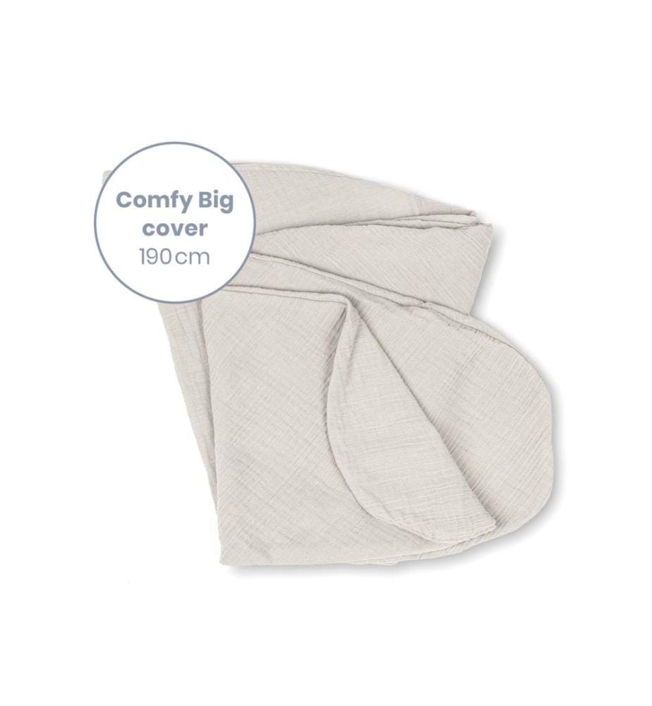 Housse pour le coussin d'allaitement Comfy Big beige