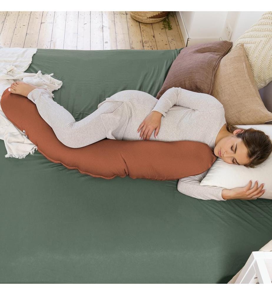 Coussin d'allaitement Buddy Tetra Jersey terracotta