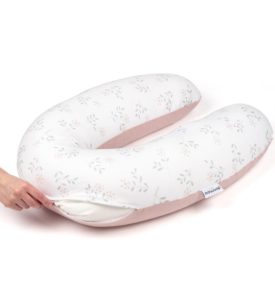 Housse pour le coussin d'allaitement Buddy Spring rose