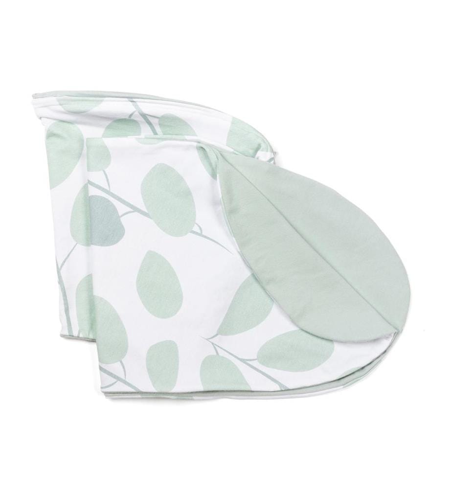 Housse pour le coussin d'allaitement Buddy Leaves vert