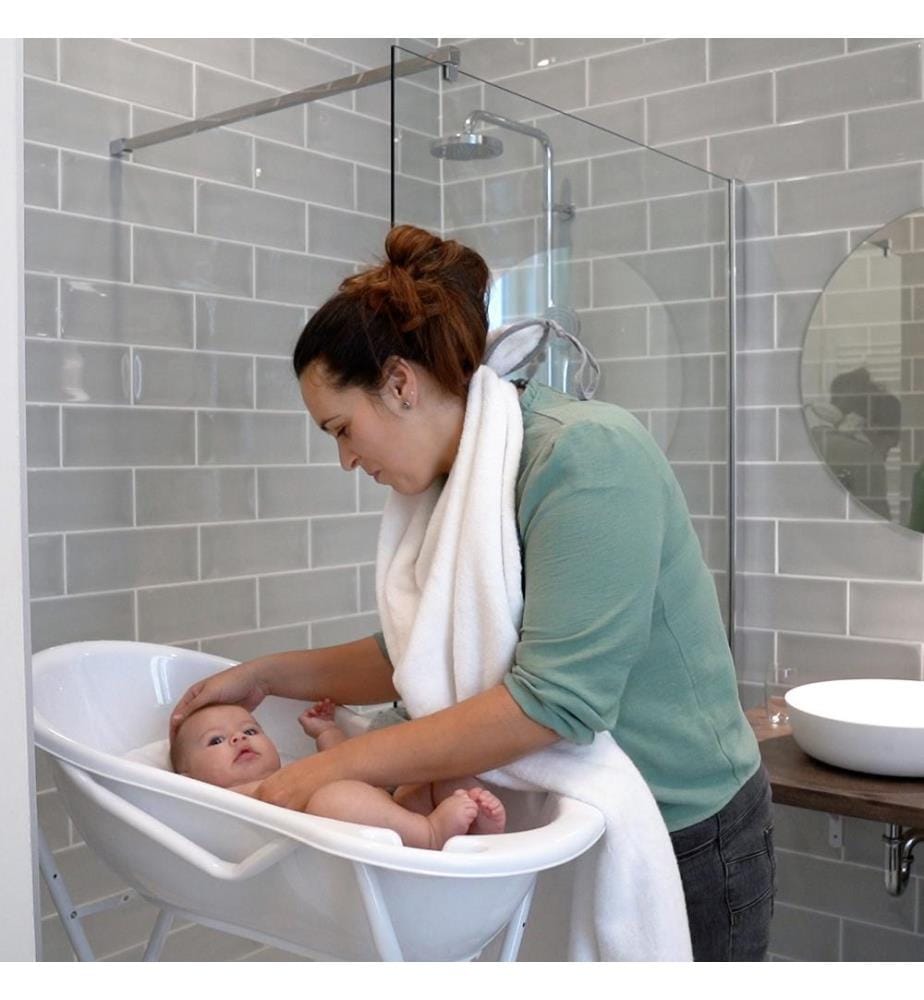 Cape de bain à capuche et anneau de dentition Dry'n Play