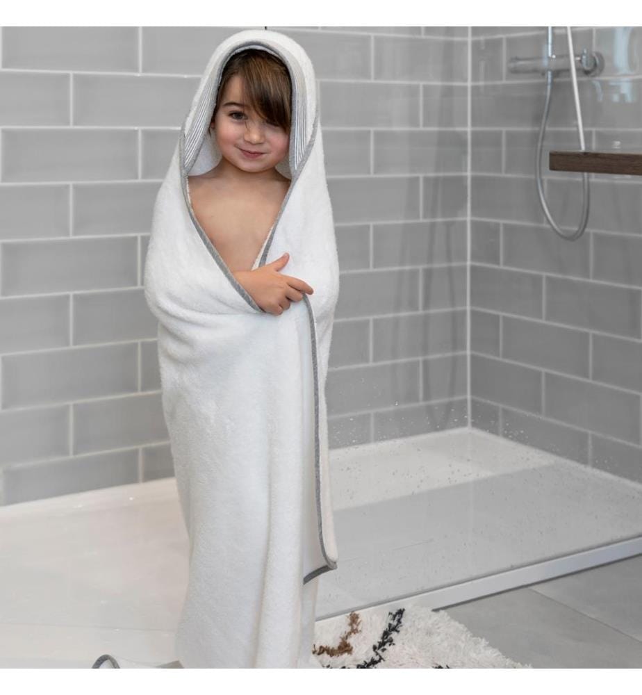 Cape de bain à capuche et anneau de dentition Dry'n Play