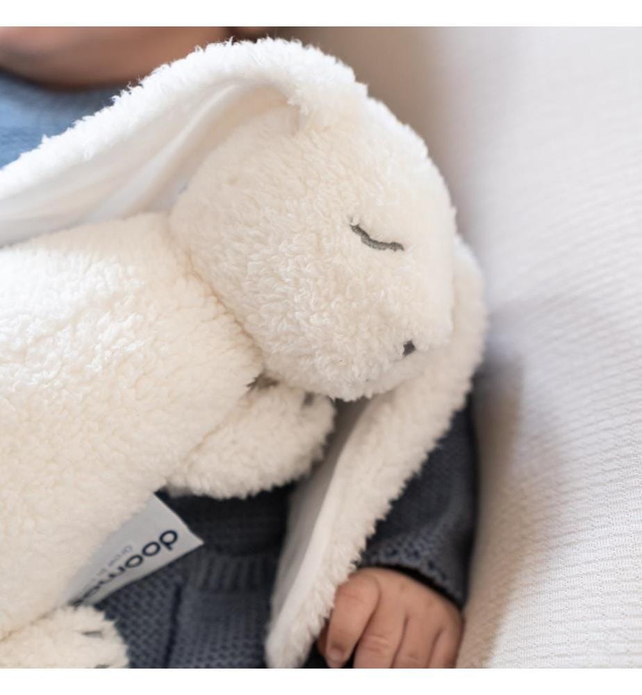 Peluche chauffante Snoogy Bunny blanc