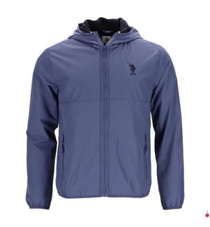 Windjacke mit Kapuze - Blau