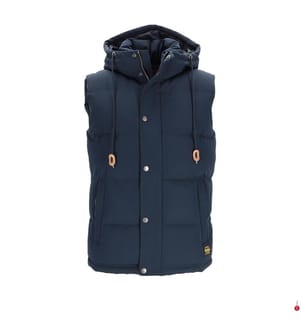 Everest Sleeveless Down Jacket - Navy