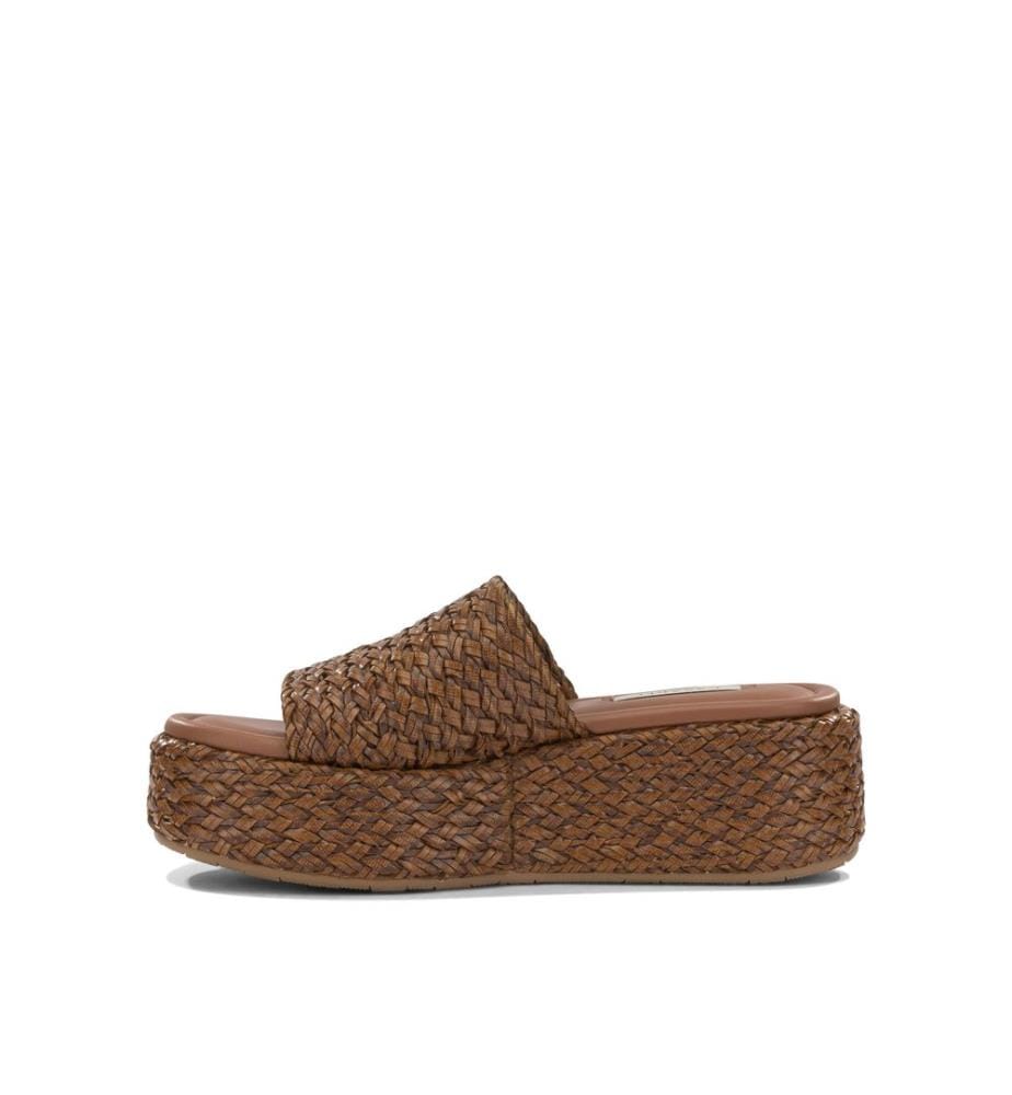 Mules à Plateforme Suncity - Marron