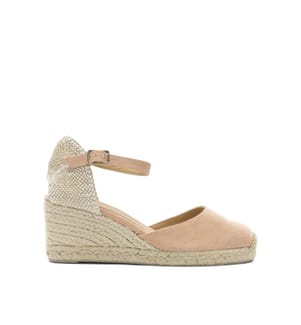 Espadrillas con zeppa Carol - Corallo