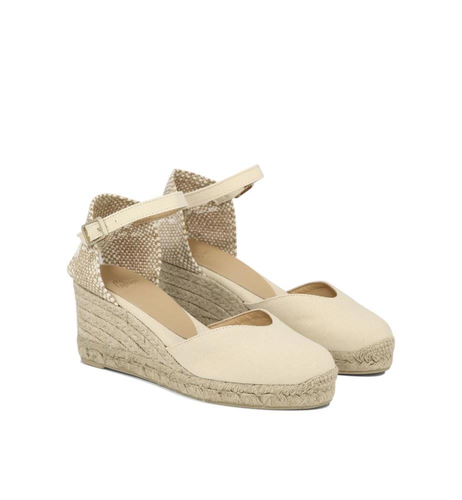 Chiarita Compensated Espadrilles - Ivory