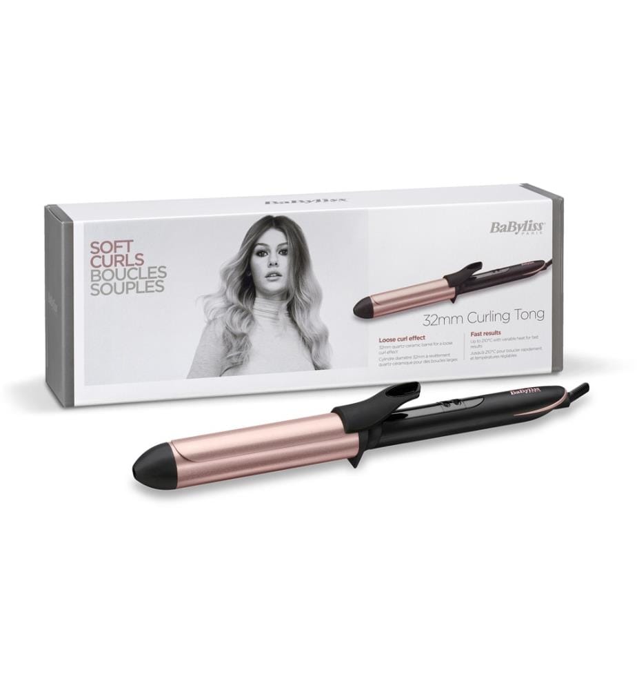 BABYLISS - Lockenstab Rose Quartz C452E Ø 32 mm
