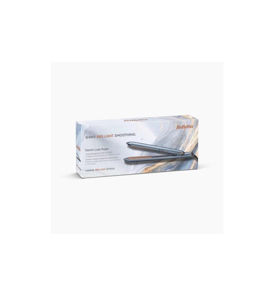 BABYLISS - Haarglätter Denim Luxe ST251PE Platten Blau 180-235 °C