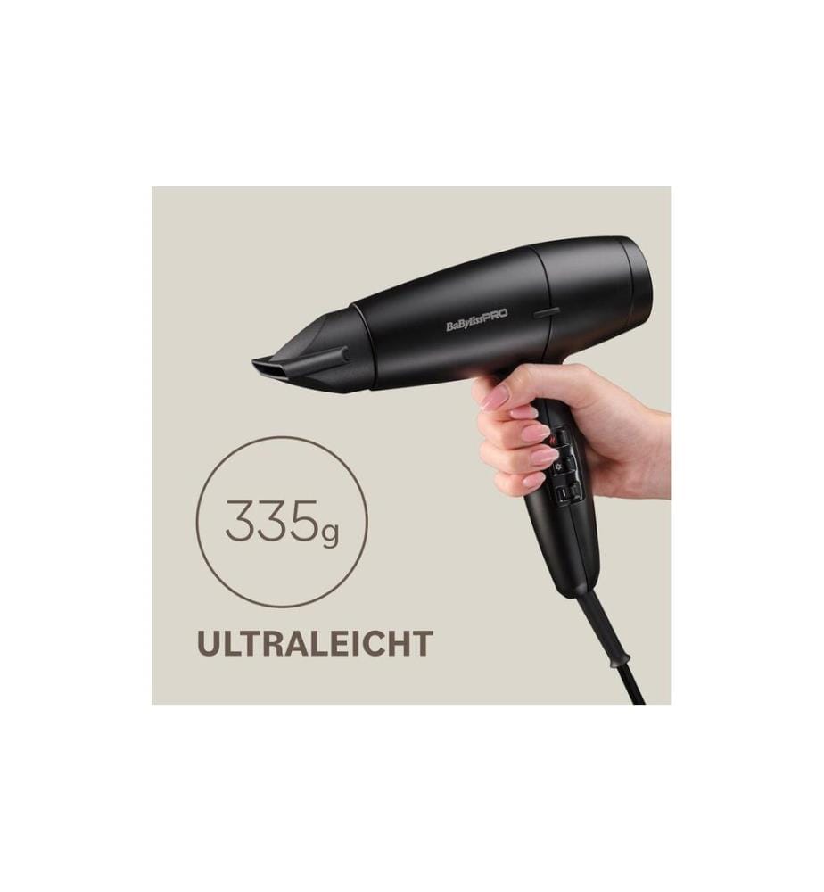 BabylissPRO Hair Dryer Pro Lupia High Speed Black