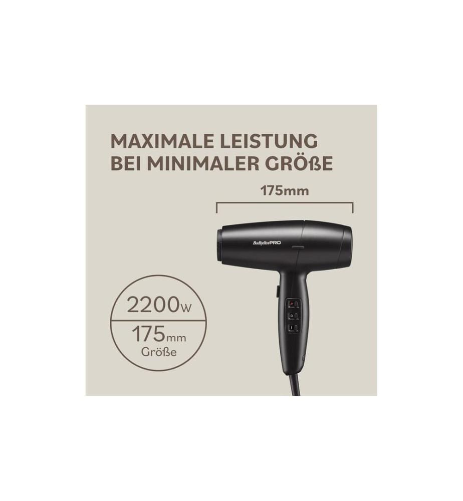 BabylissPRO Hair Dryer Pro Lupia High Speed Black