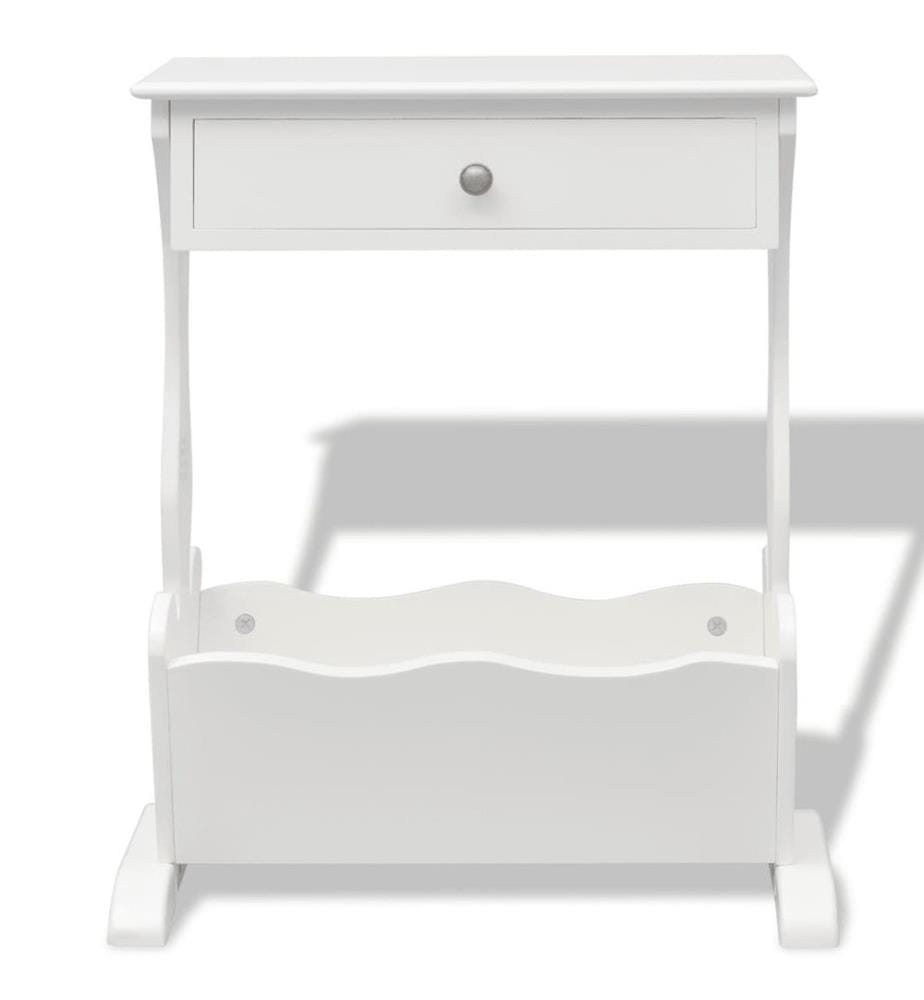 Porte-revues Melrose Blanc