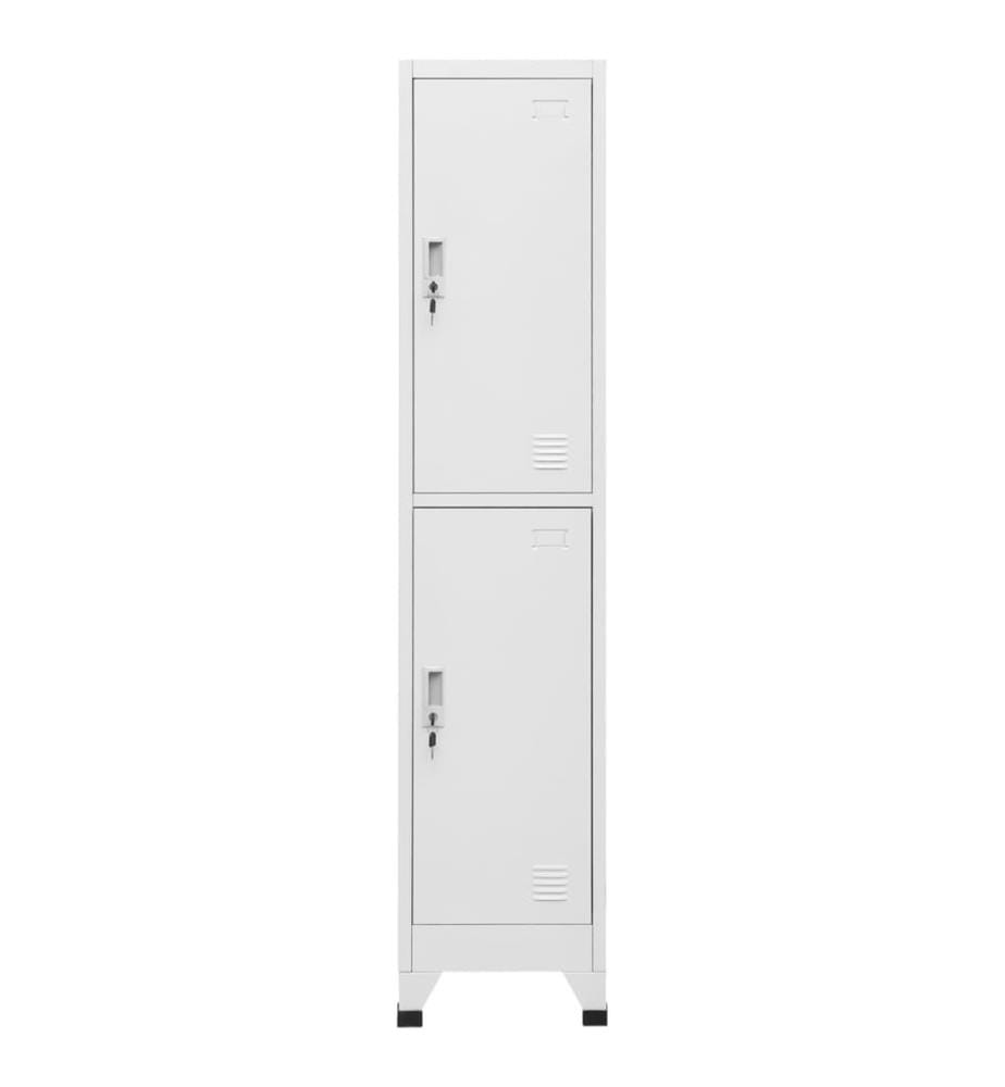 Schliessfachschrank mit 2 Fächern 38x45x180 cm