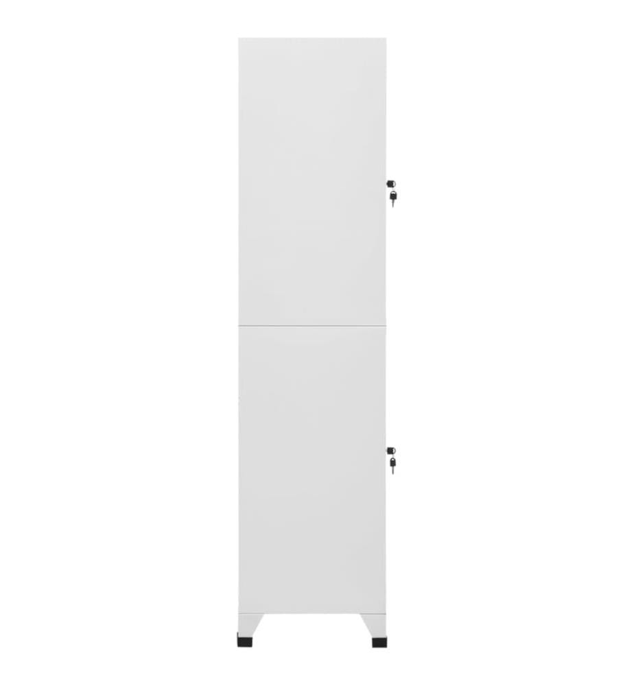 Schliessfachschrank mit 2 Fächern 38x45x180 cm
