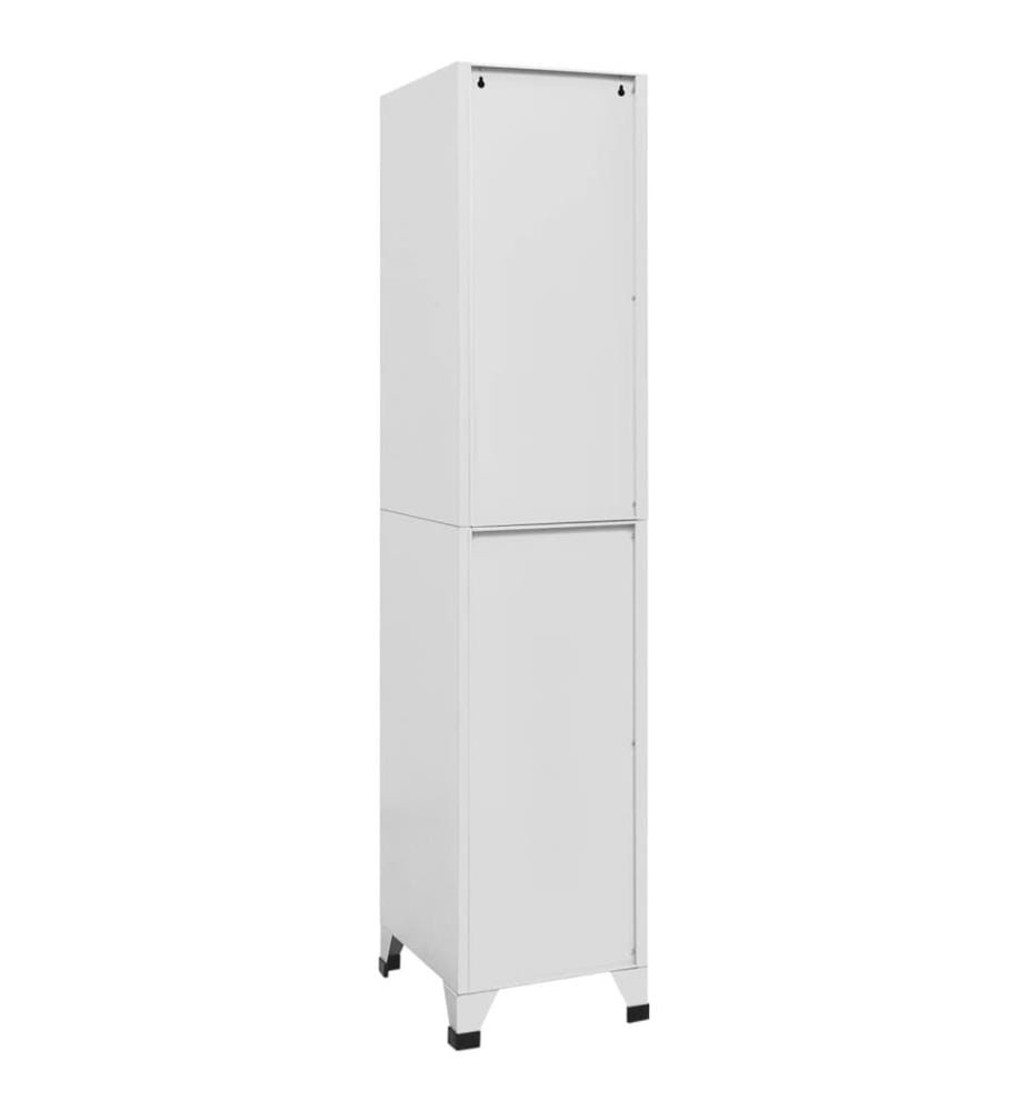 Schliessfachschrank mit 2 Fächern 38x45x180 cm