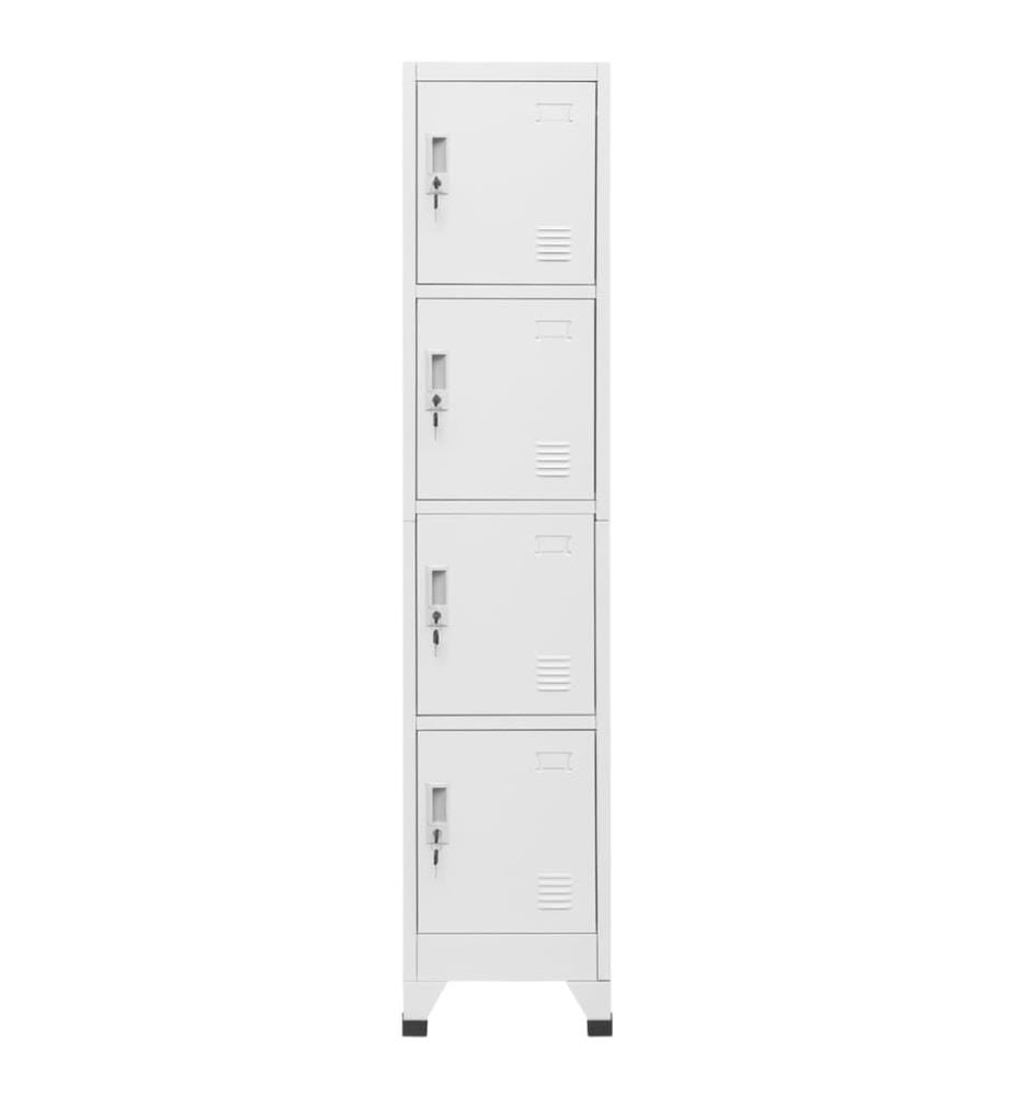 Schliessfachschrank mit 4 Fächern 38x45x180 cm