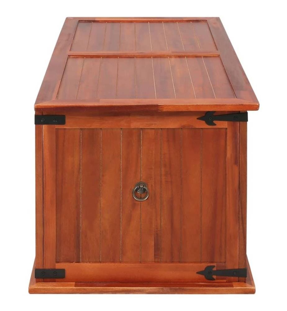 Coffre de rangement 79x34x32 cm Bois d'acacia solide